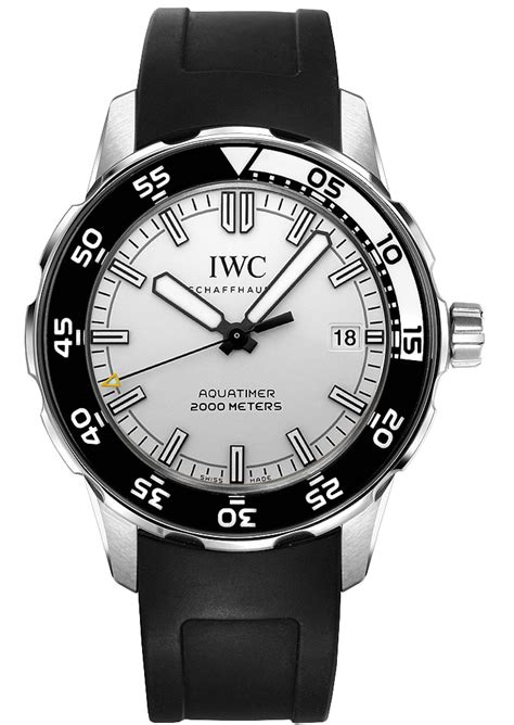 iwc aquatimer white dial|iwc aquatimer automatic case.